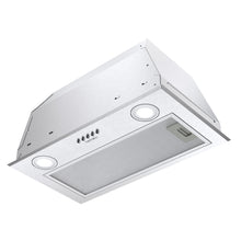 Lade das Bild in den Galerie-Viewer, Hermitlux Extractor Hood 52cm Built-in, Exhaust/Recirculation, 750m³/h Air Flow, 60db, Silver--‎HMX-ESB02E52-AC
